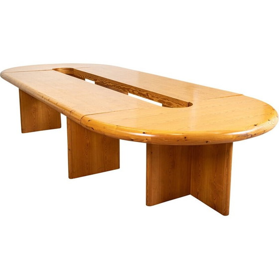 Image 1 of Table de conférence vintage par Rainer Daumiller pour Hirtshals Savværk Møbler, 1980