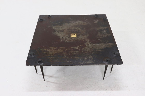 Image 1 of Brutalist Idir Mecibah For Smederij Moerman Belgium Coffee Table