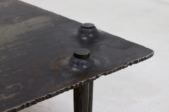 Image 1 of Brutalist Idir Mecibah For Smederij Moerman Belgium Coffee Table