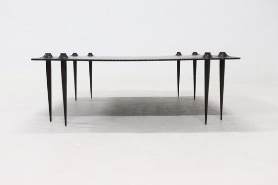 Image 1 of Brutalist Idir Mecibah For Smederij Moerman Belgium Coffee Table