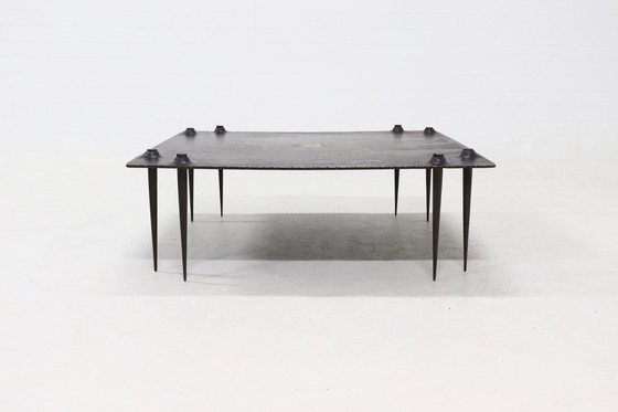 Image 1 of Brutalist Idir Mecibah For Smederij Moerman Belgium Coffee Table