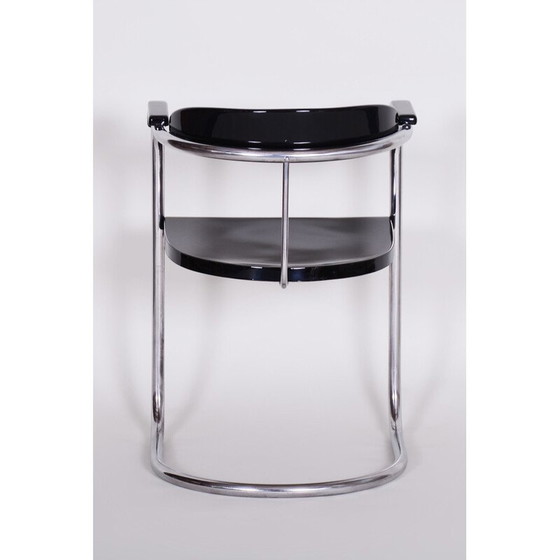 Image 1 of Fauteuil chromé vintage pour Hynek Gottwald, Tchécoslovaquie 1930