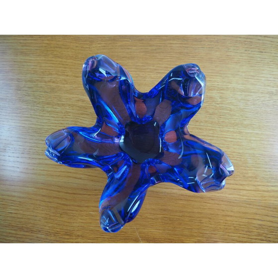 Image 1 of Bol en verre vintage, Tchécoslovaquie 1950