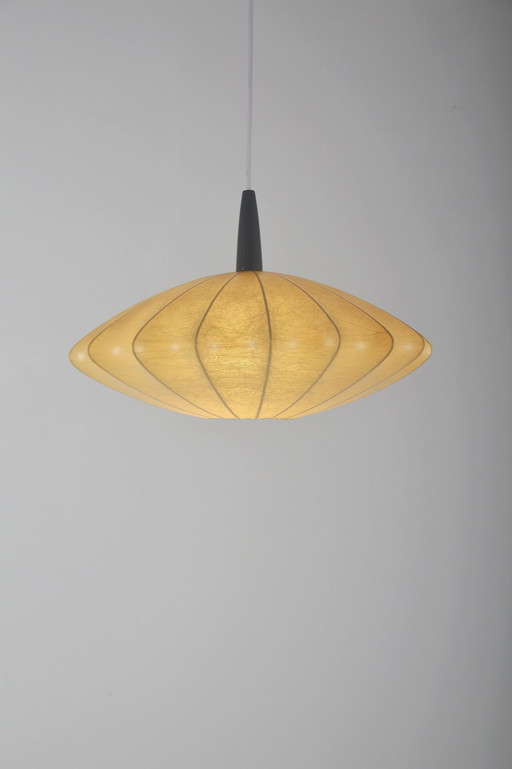 Lampe pendante Cocoon en forme d'ovni, 1960s