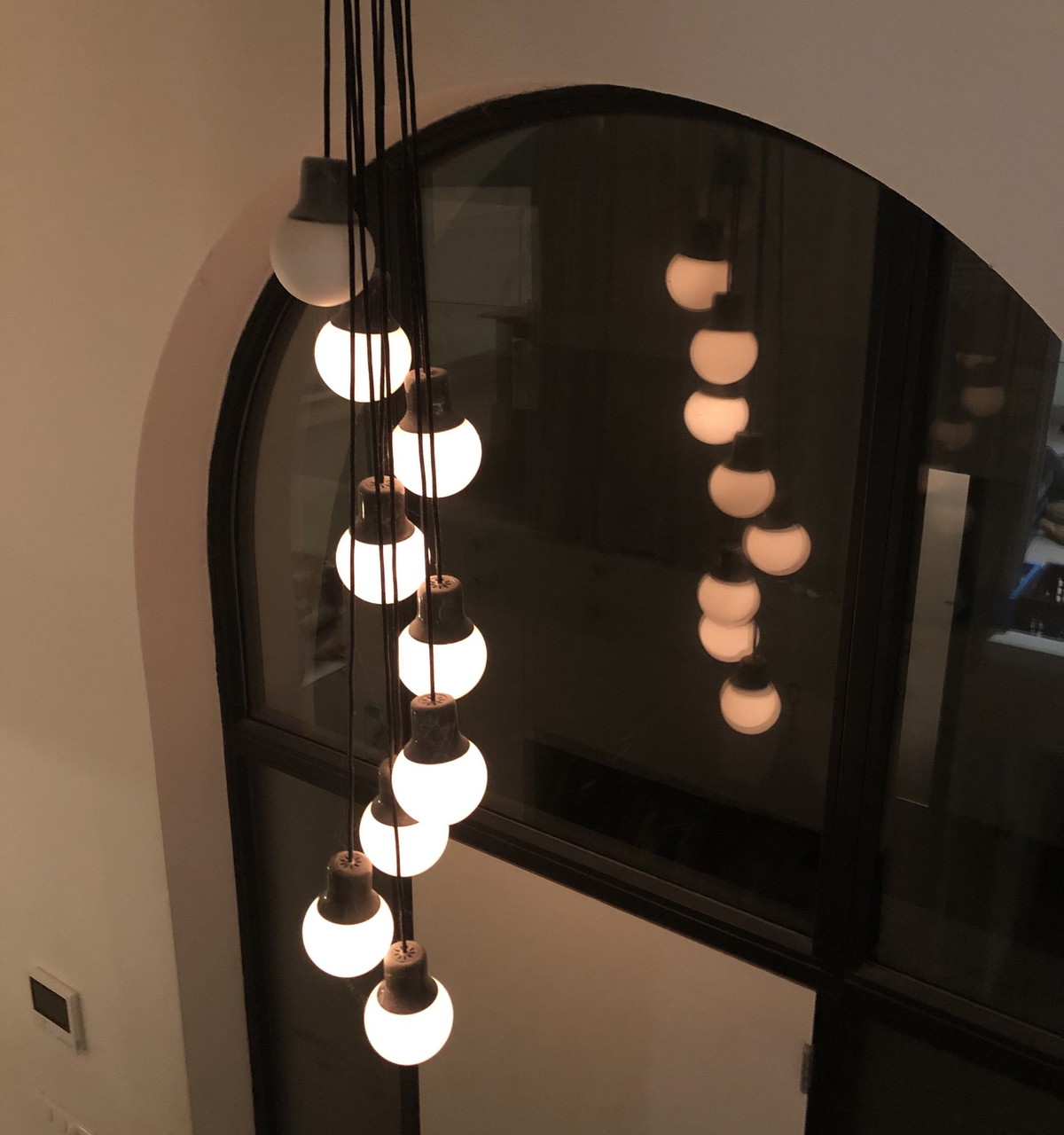 Suspension Mass Light Na5 - Marbre Noir - Lampe Suspendue