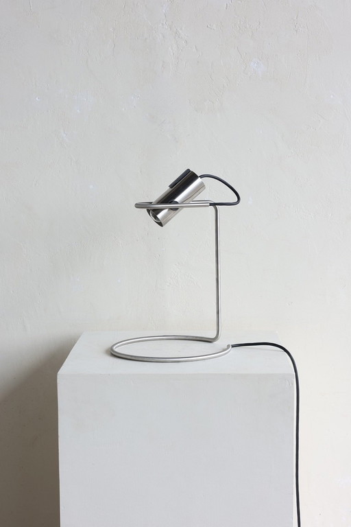 Exceptionnelle lampe de table minimaliste du milieu du siècle dernier, 60S, Italie, âge de l'espace, Spoutnik