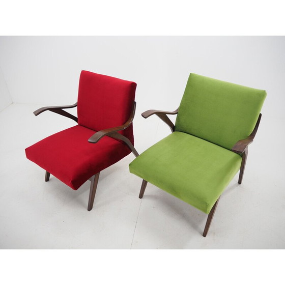 Image 1 of Paire de fauteuils vintage de Tatra Pravenec, Tchécoslovaquie 1960