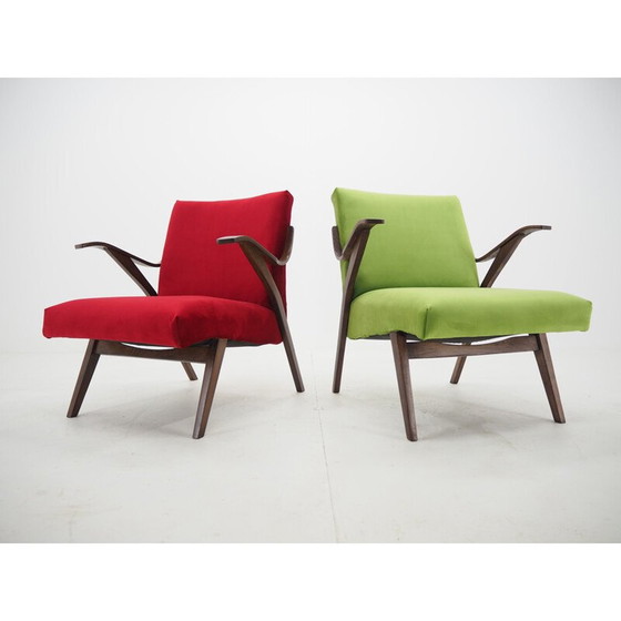 Image 1 of Paire de fauteuils vintage de Tatra Pravenec, Tchécoslovaquie 1960
