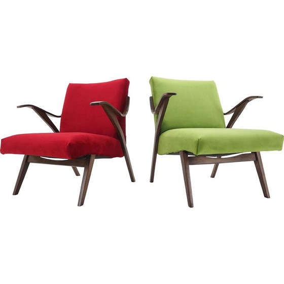 Image 1 of Paire de fauteuils vintage de Tatra Pravenec, Tchécoslovaquie 1960