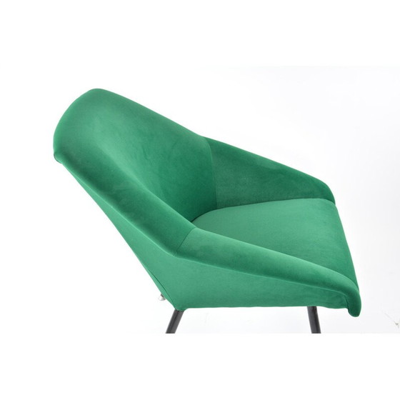 Image 1 of Fauteuil à coquille vert vintage 1970