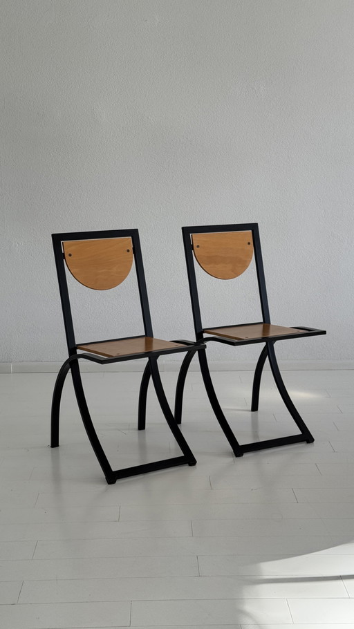 4X Kff Cosinus Design Chairs, Allemagne, 1980