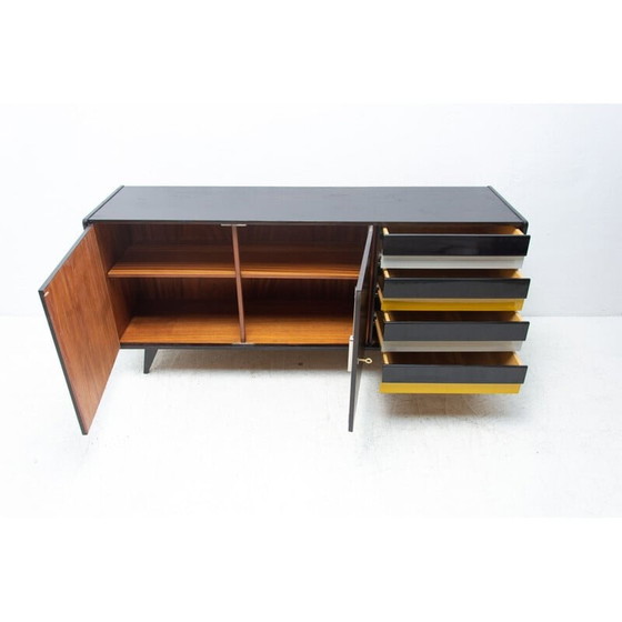 Image 1 of Buffet vintage modèle U-460 en bois de chêne teinté par Jiří Jiroutek pour Interiér Praha, 1960