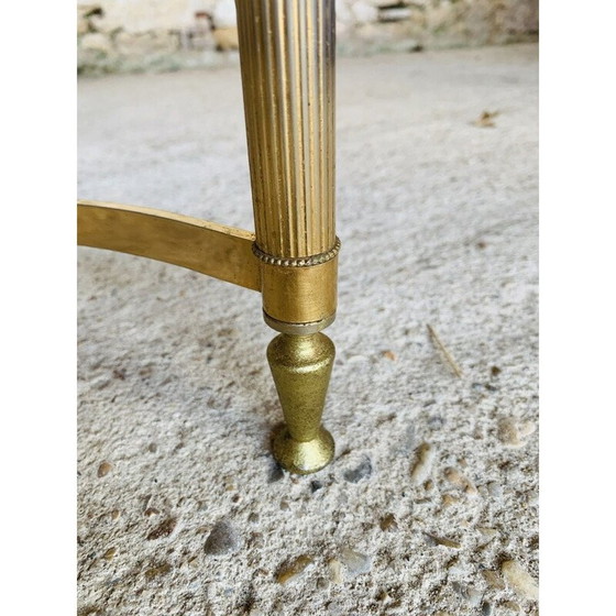 Image 1 of Table basse vintage en marbre et onyx, 1970