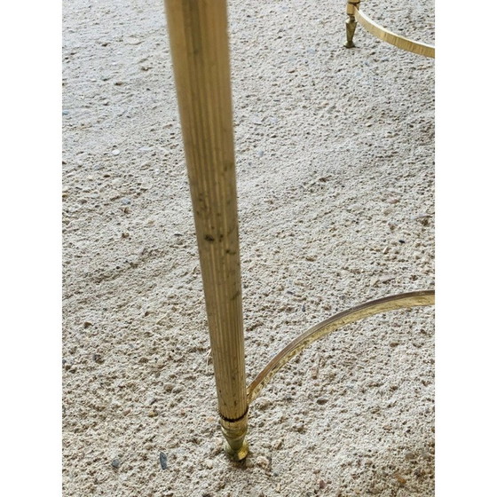 Image 1 of Table basse vintage en marbre et onyx, 1970