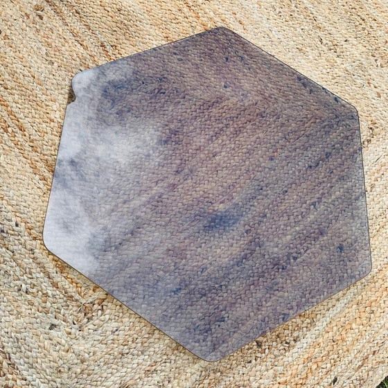 Image 1 of Ensemble de salon vintage en rotin blanc, 1970