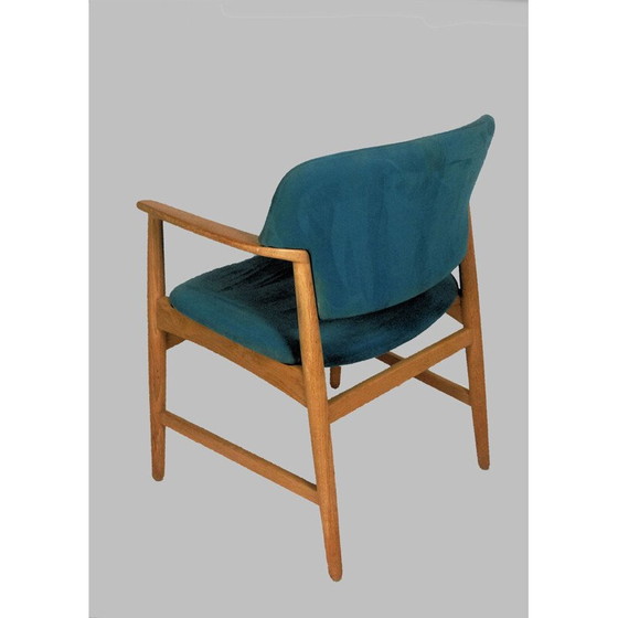 Image 1 of Ensemble de 8 fauteuils vintage par Ejner Larsen et Axel Bender Madsen pour Fritz Hansen