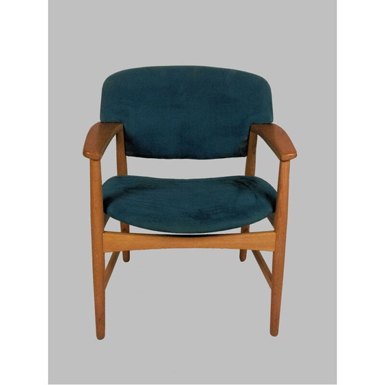 Image 1 of Ensemble de 8 fauteuils vintage par Ejner Larsen et Axel Bender Madsen pour Fritz Hansen