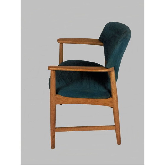 Image 1 of Ensemble de 8 fauteuils vintage par Ejner Larsen et Axel Bender Madsen pour Fritz Hansen
