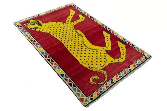 Image 1 of Tapis Gabbeh Nomade noué à la main - 160 X 105 cm - Tigre