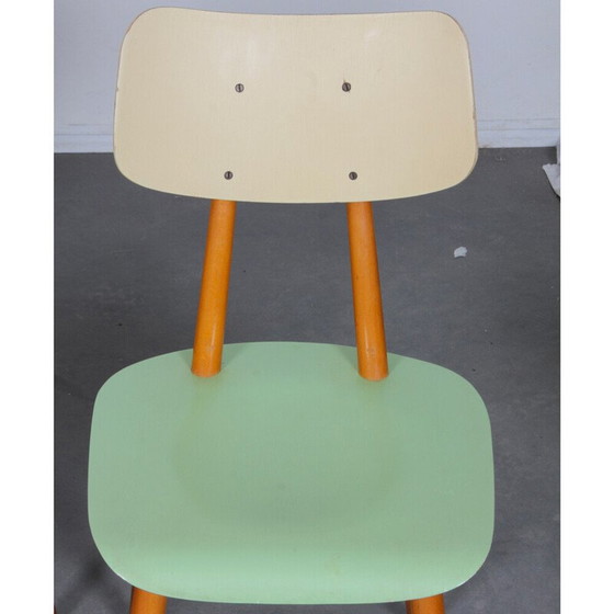 Image 1 of Ensemble de 3 chaises vintage pour Ton, Tchécoslovaquie 1960
