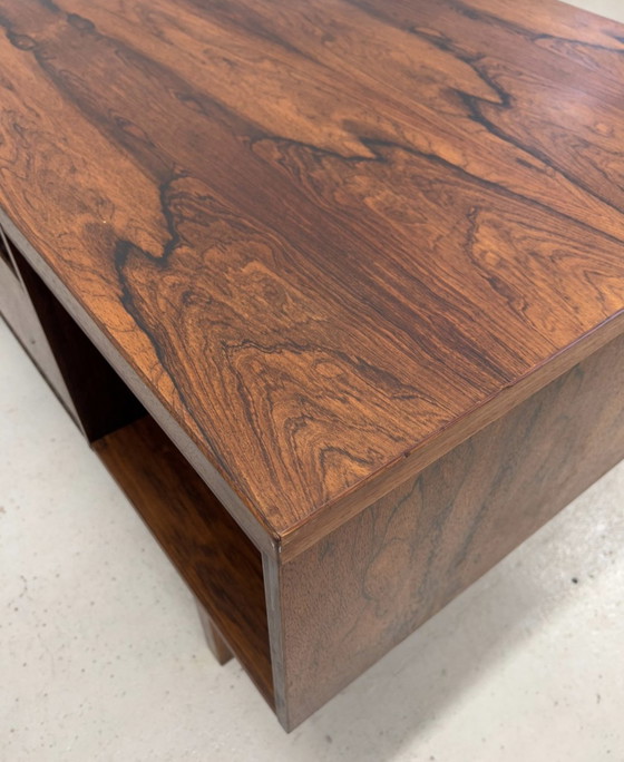 Image 1 of Bureau de direction danois vintage en bois de rose, 1960S