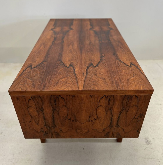 Image 1 of Bureau de direction danois vintage en bois de rose, 1960S