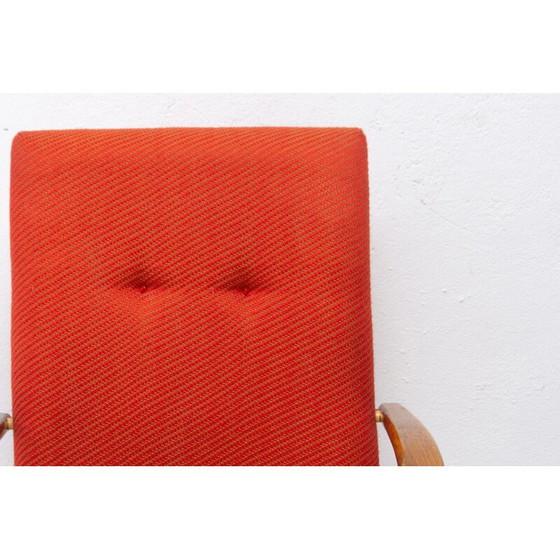 Image 1 of Paire de fauteuils en hêtre du milieu du siècle par Jaroslav Šmídek, Tchécoslovaquie 1970