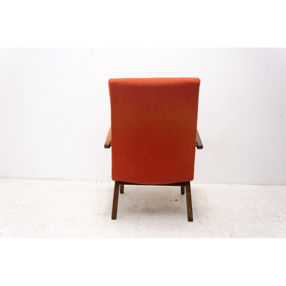 Image 1 of Paire de fauteuils en hêtre du milieu du siècle par Jaroslav Šmídek, Tchécoslovaquie 1970