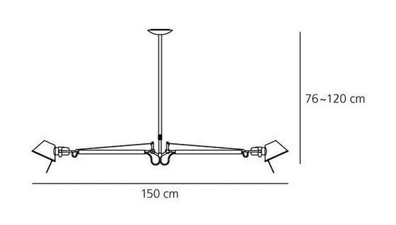 Image 1 of Artemide Tolomeo lampe suspendue