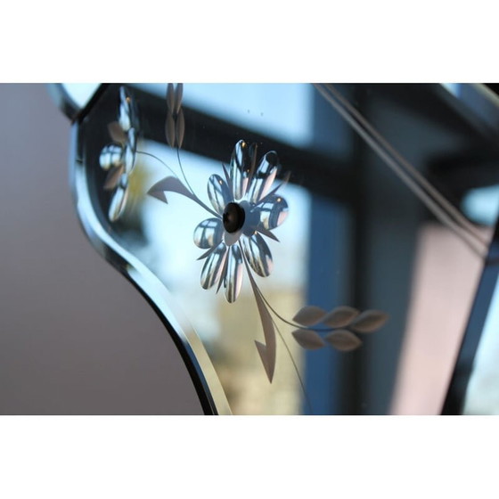 Image 1 of Miroir vintage à facettes