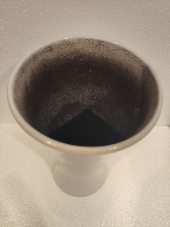 Image 1 of Vintage Diabolo Vase Stein Keramik 60s