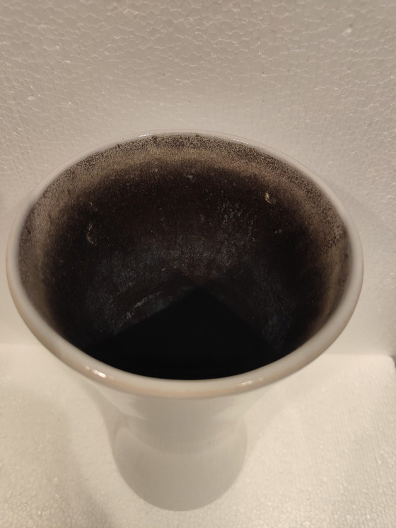 Image 1 of Vintage Diabolo Vase Stein Keramik 60s