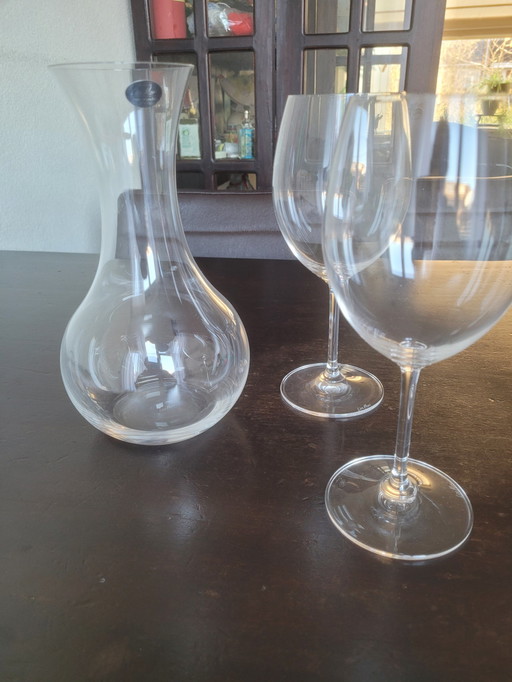 Set Lisa Mori, Carafe et 2 verres à vin