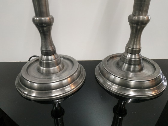 Image 1 of Lampes de table rétro industrielles