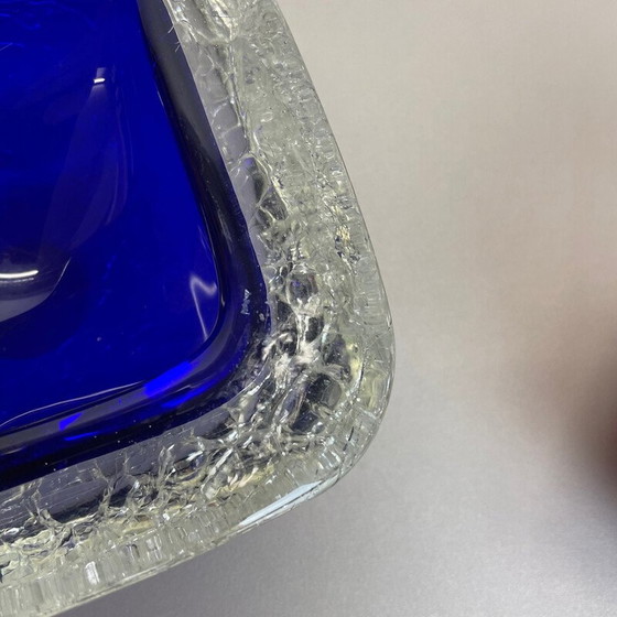 Image 1 of Paire de cendriers vintage en verre de Murano, Italie 1970