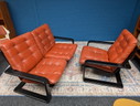 Canapé et fauteuil vintage
