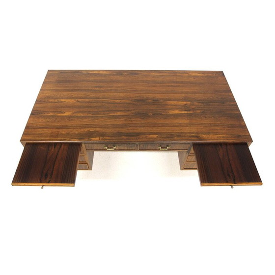 Image 1 of Bureau scandinave vintage en bois de rose par Ole Wanscher pour A.J Iversen, Danemark 1950