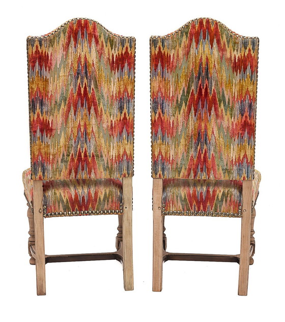 Image 1 of Paire De Chaises Hautes Vintage, 1950