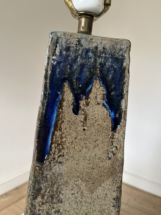 Image 1 of Xxl Unique Danois Table / Lampe de sol / Pied de lampe Stoneware Céramique Vintage