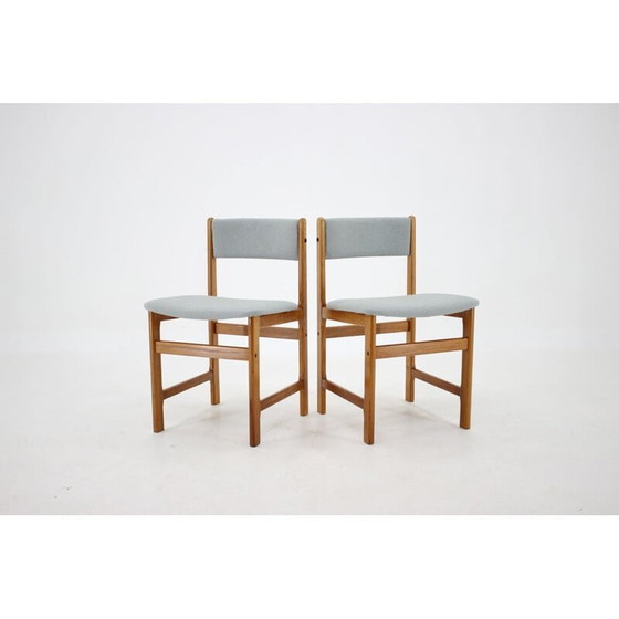 Image 1 of Ensemble de 4 chaises vintage en teck, danoises 1960