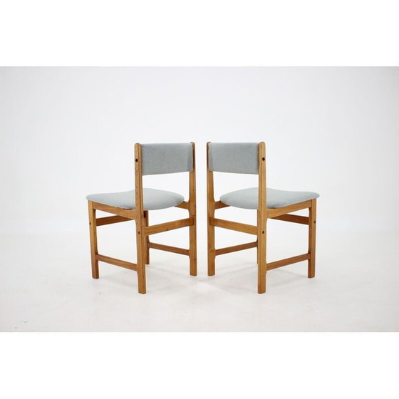 Image 1 of Ensemble de 4 chaises vintage en teck, danoises 1960