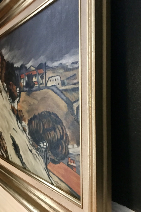 Image 1 of Huile "Neige Fondue À L'Estaque" Reproduction