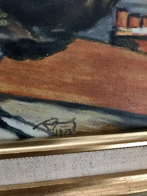 Image 1 of Huile "Neige Fondue À L'Estaque" Reproduction