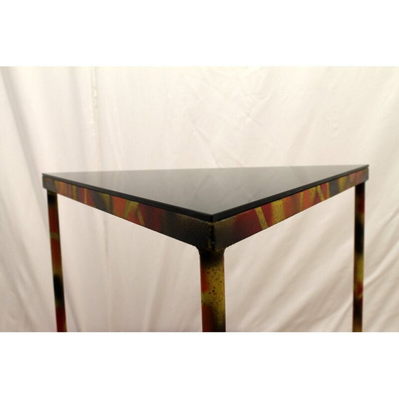 Image 1 of Table d'appoint industrielle vintage du bloc de l'Est, Tchécoslovaquie 1970