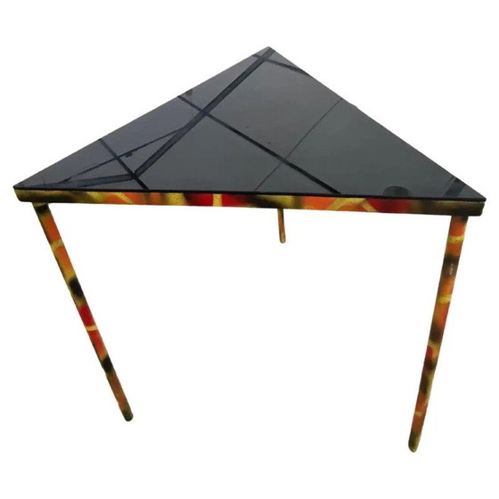 Image 1 of Table d'appoint industrielle vintage du bloc de l'Est, Tchécoslovaquie 1970