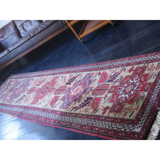 Image 1 of Papier peint vintage Sarab persan tissé à la main, 1930