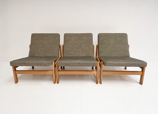 Banc modulaire de Jørgen Baekmark pour Fdb, 1960's