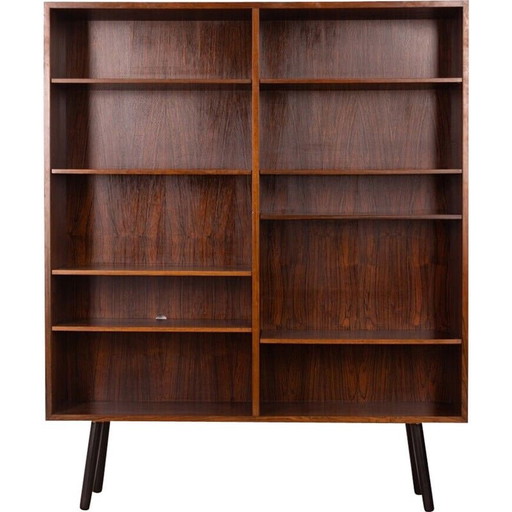 Bibliothèque danoise vintage en bois de rose par Gunni Omann pour Omann Jun Møbelfabrik, 1960s