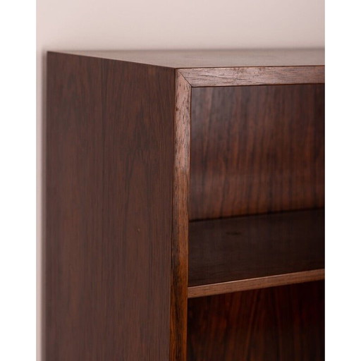 Bibliothèque danoise vintage en bois de rose par Gunni Omann pour Omann Jun Møbelfabrik, 1960s