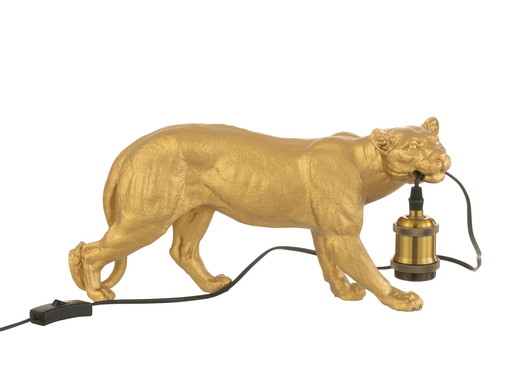 Lampe à poser Cougar en or